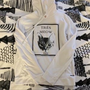 Forever 21 cat sweatshirt